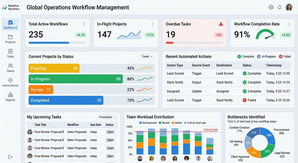 Business operation Workflow Management Software Tecnoviq Consultancy